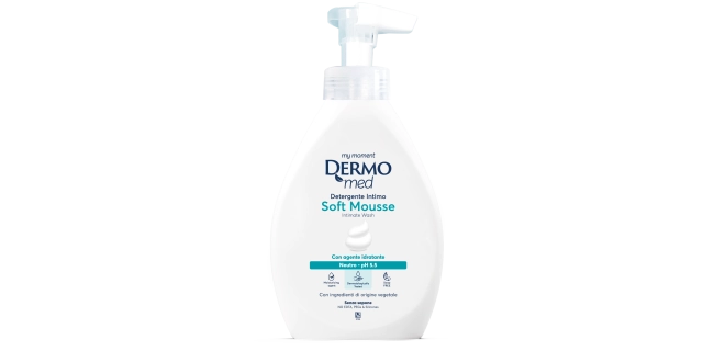 DERMOMED INTIMO SOFT MOUSSE NEUTRO 600 ml Intimní pěna s neutrálním pH                                                                                                                                                                                    